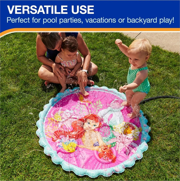 Swimways Disney Princess‎ Ariel Little Mermaid Splash Mat Fun  Swim Toddler NIB - Picture 3 of 7